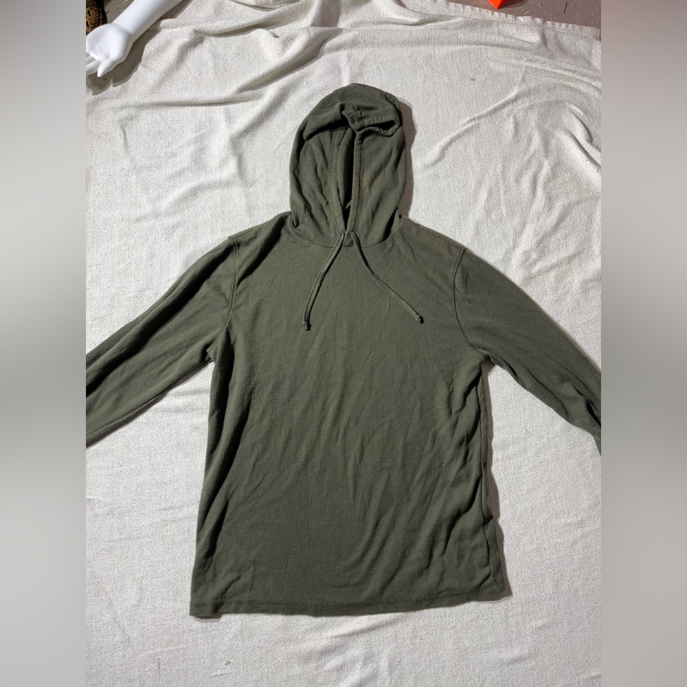 Core Life Green Waffle Thermal Hoodie UNISEX